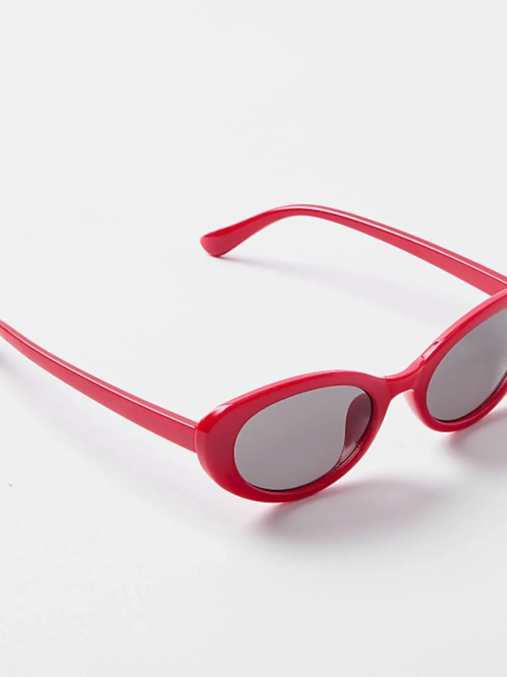 LOFT petite soft Red Oval Sunglasses for Women